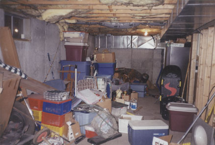 Before Image #3 - Basement completed in 8 hours.